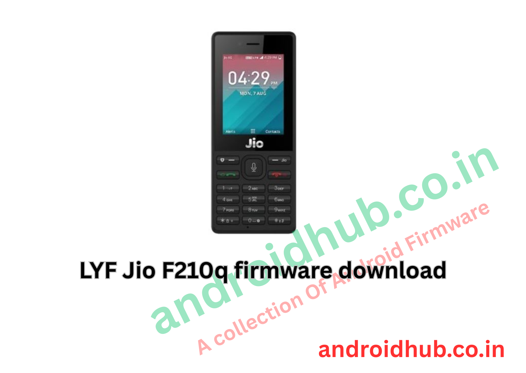 LYF Jio F210q firmware download