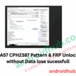 Oppo A57 CPH2387 Pattern & FRP Unlock UMT without Data lose sucessfull