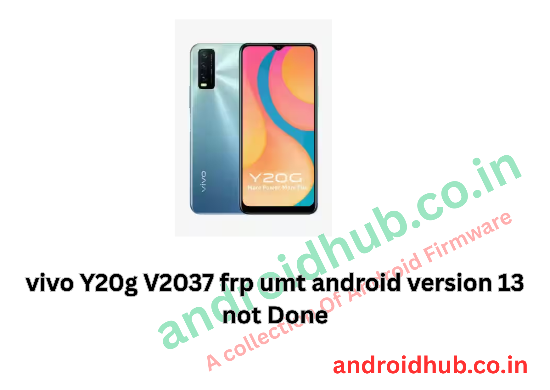 vivo Y20g V2037 frp umt android version 13 not Done