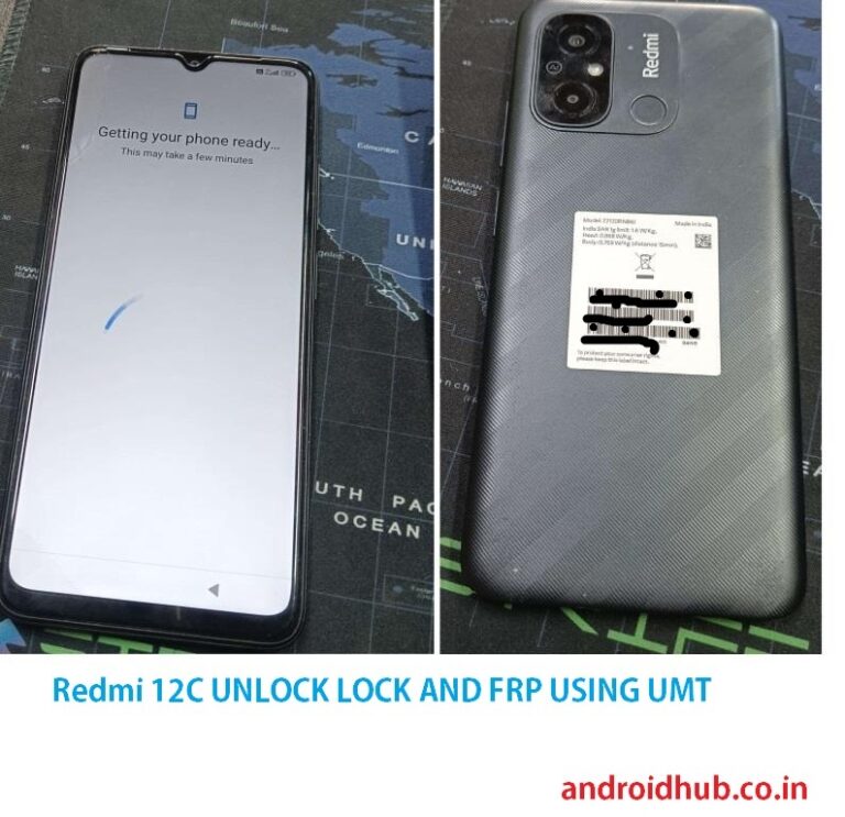 Redmi 12c lock and frp unlocked by umt tool