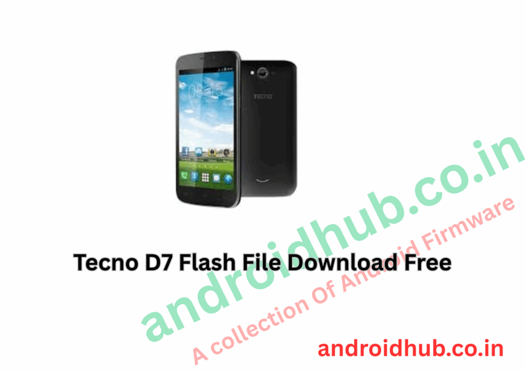 Tecno D7 Flash File Download Free