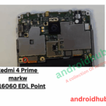 Redmi 4 Prime markw 2016060 EDL Point