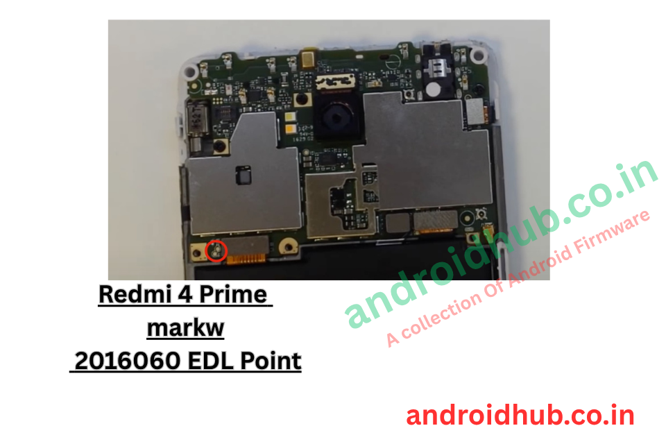 Redmi 4 Prime markw 2016060 EDL Point