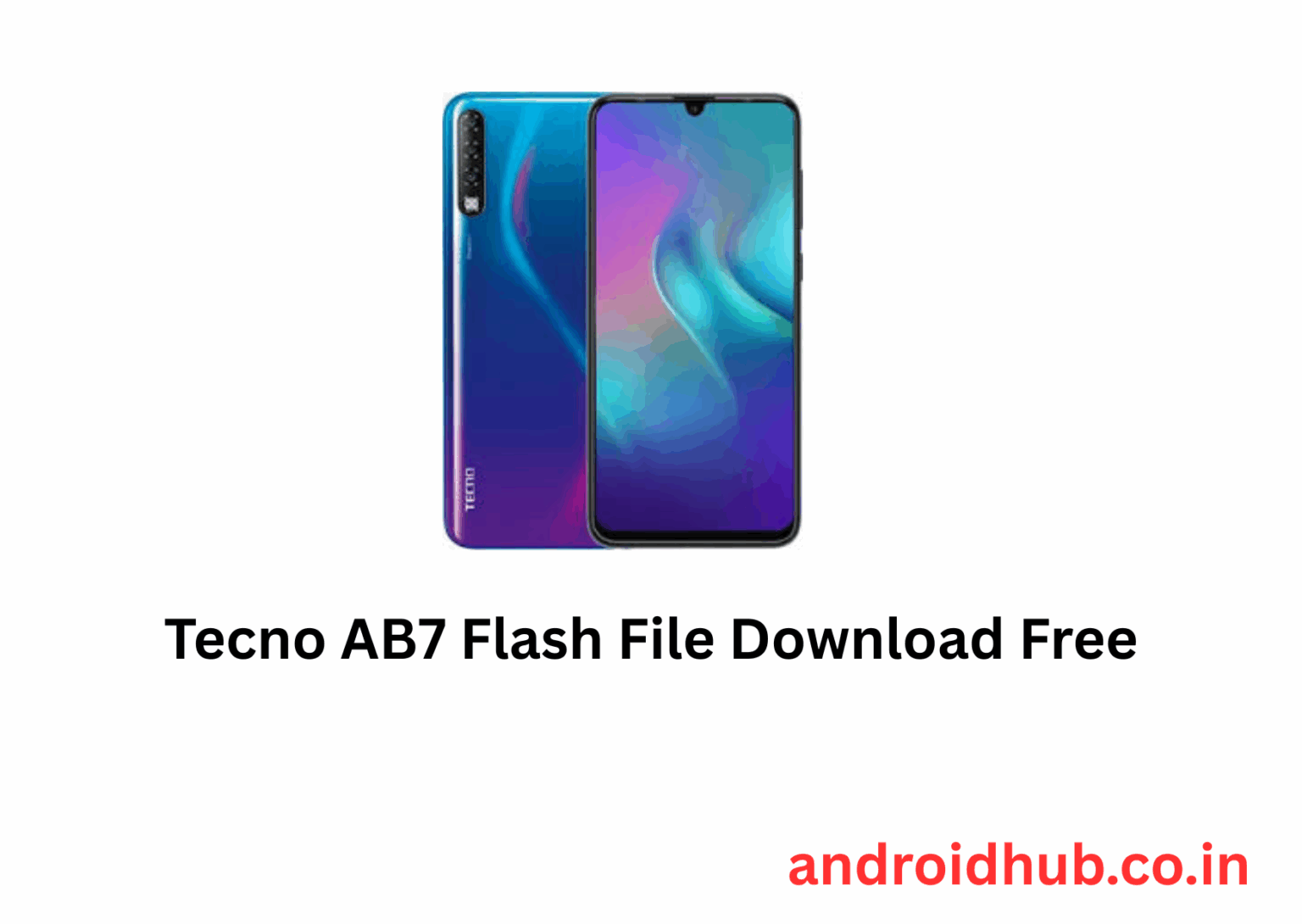 Tecno AB7 Flash File Download Free