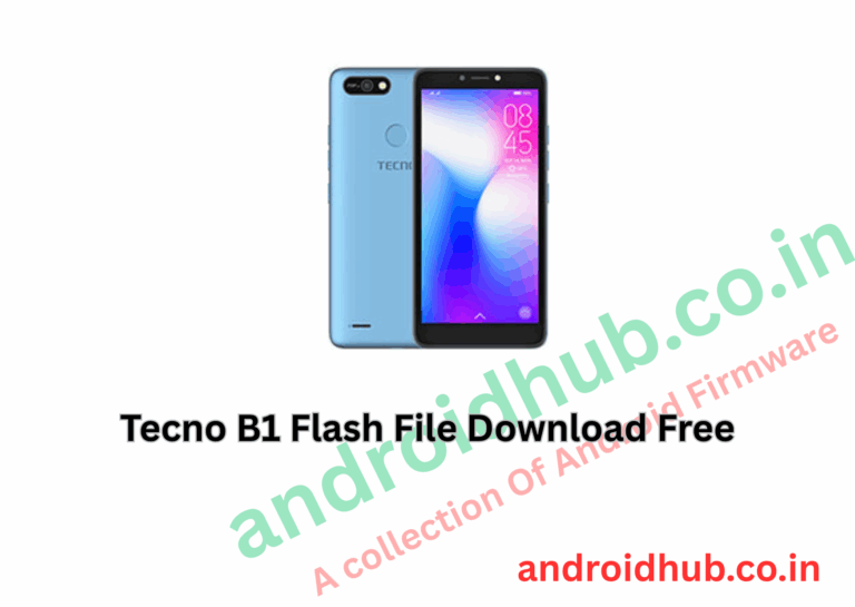 Tecno B1 Flash File Download Free