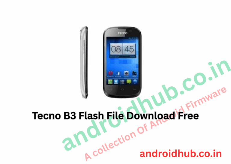 Tecno B3 Flash File Download Free