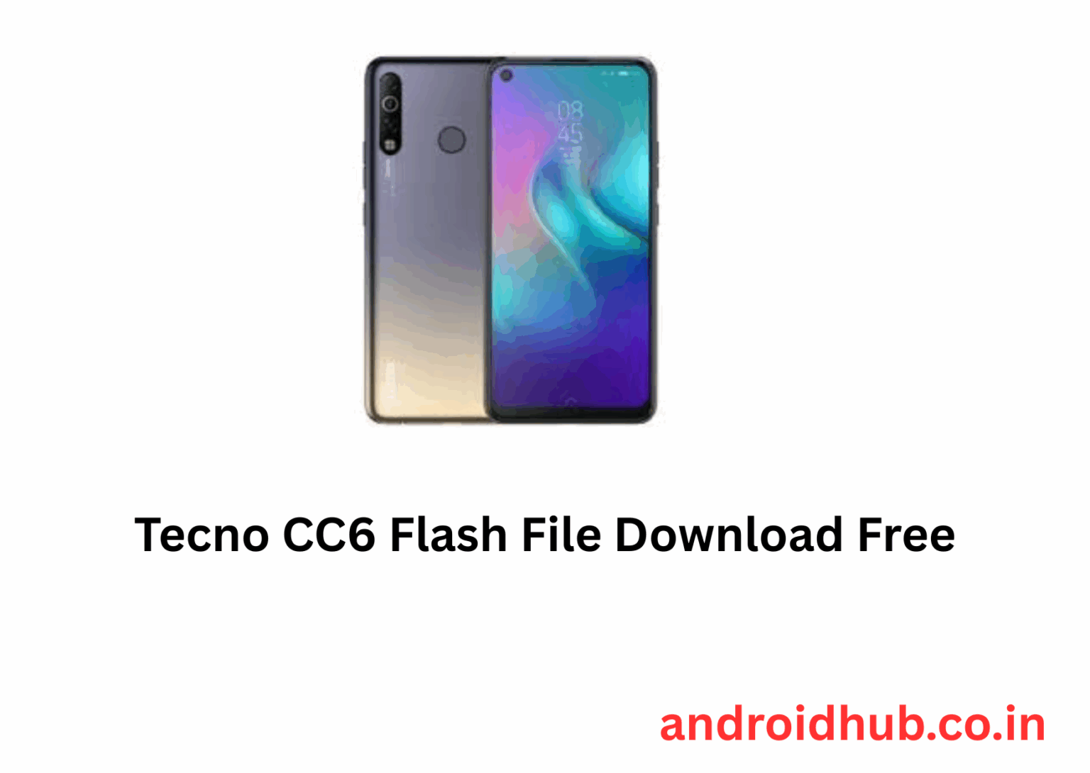 Tecno CC6 Flash File Download Free