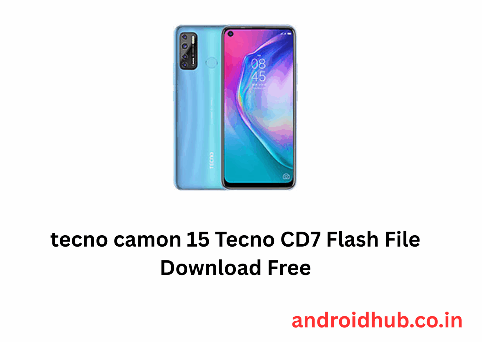 Tecno CD7 Flash File Download Free