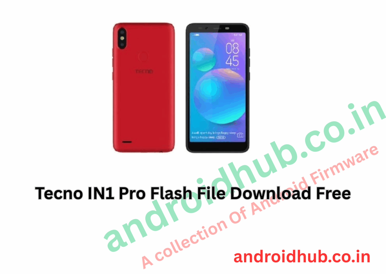 Tecno IN1 Pro Flash File Download Free