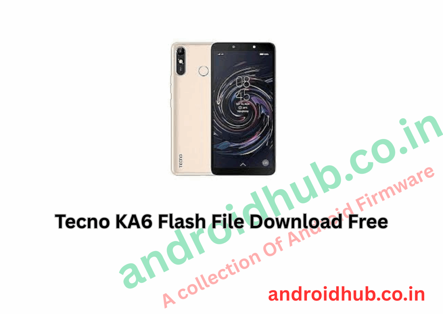 Tecno KA6 Flash File Download Free