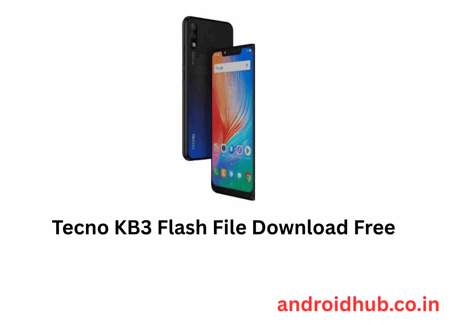 Tecno KB3 Flash File Download Free