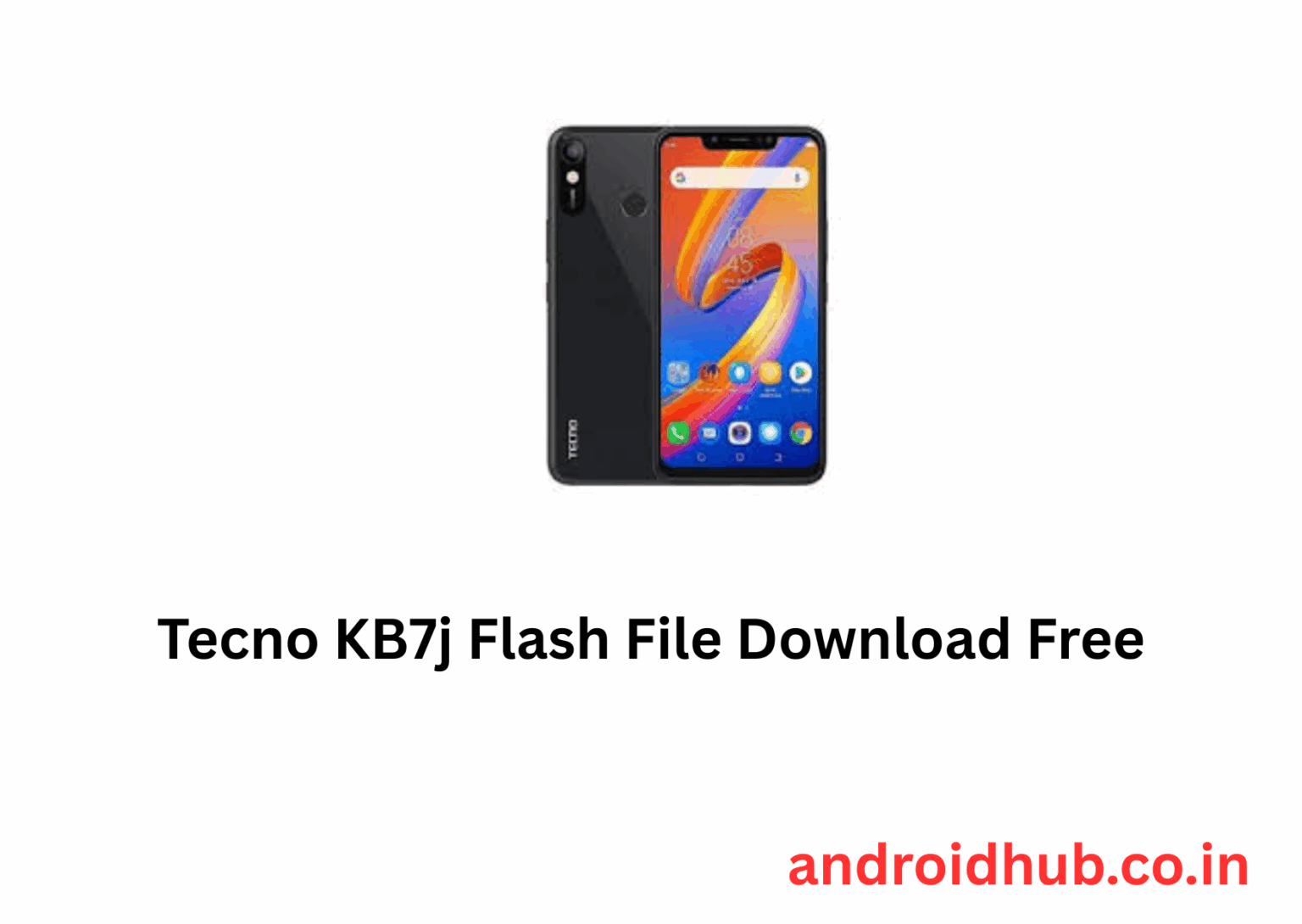 Tecno KB7j Flash File Download Free