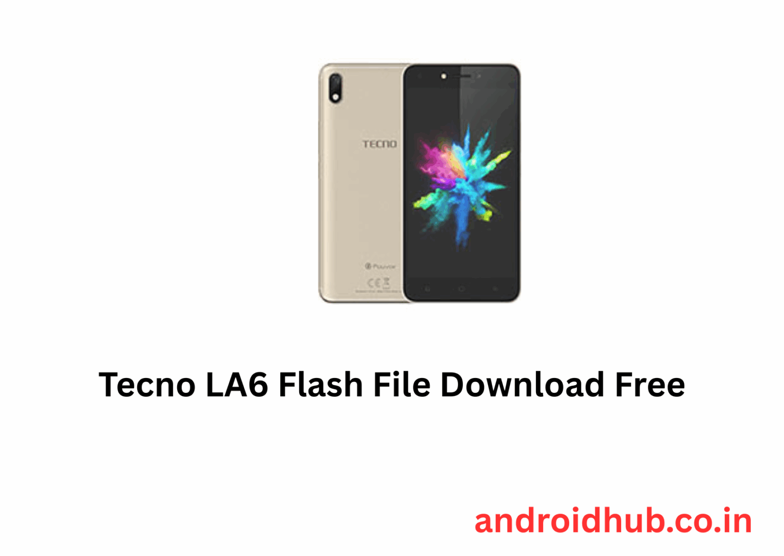 Tecno LA6 Flash File Download Free