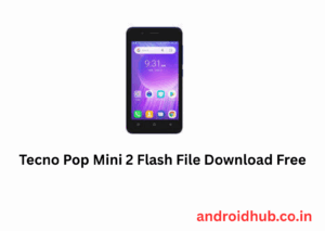 Tecno Pop Mini 2 Flash File Download Free