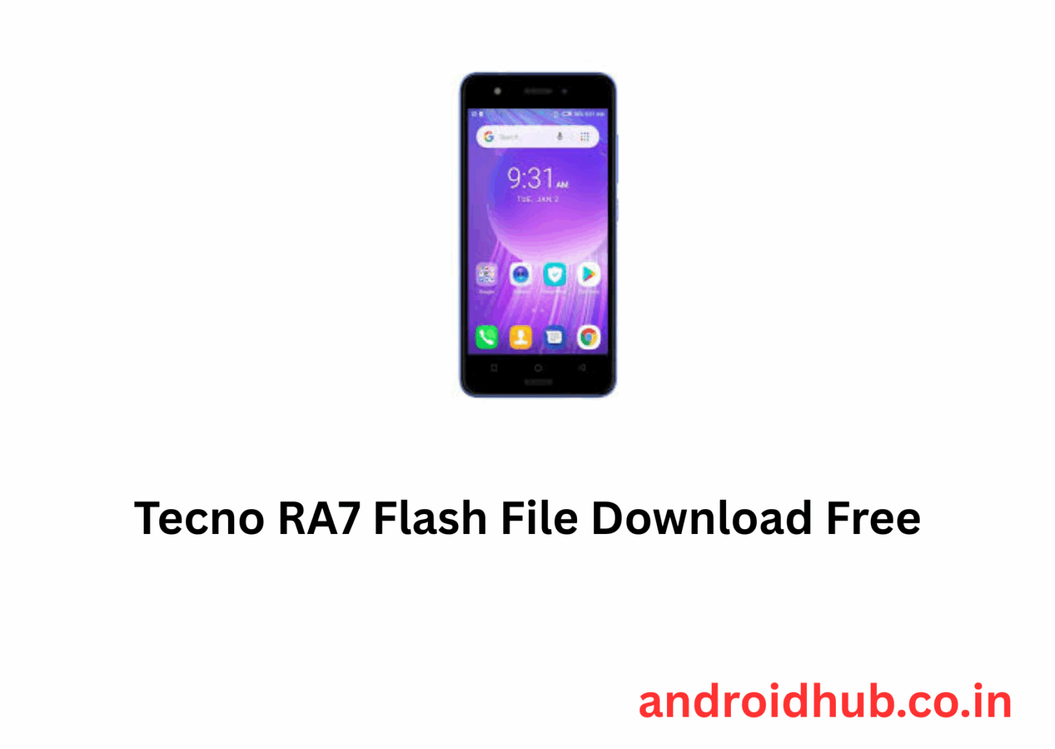 Tecno RA7 Flash File Download Free
