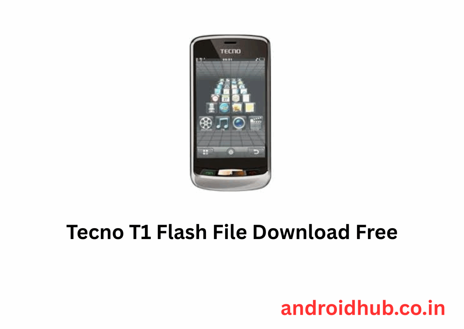 Tecno T1 Flash File Download Free
