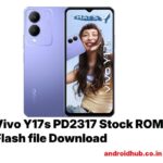 Vivo Y17s PD2317 Stock ROM Flash file Download