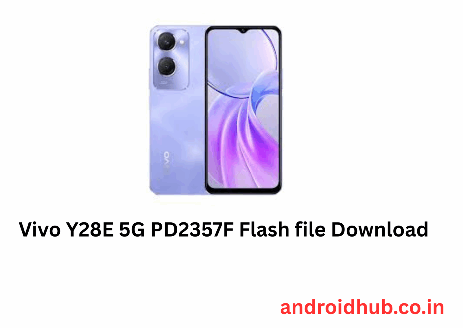 Vivo Y28E 5G PD2357F Flash file Download 