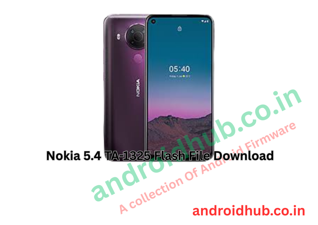Nokia 5.4 TA-1325 Flash File Download