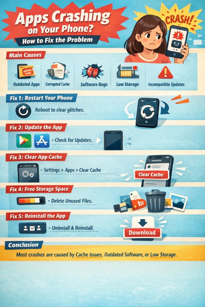 App Keeps Crashing on Android or iPhone Easy Fixes That Work
