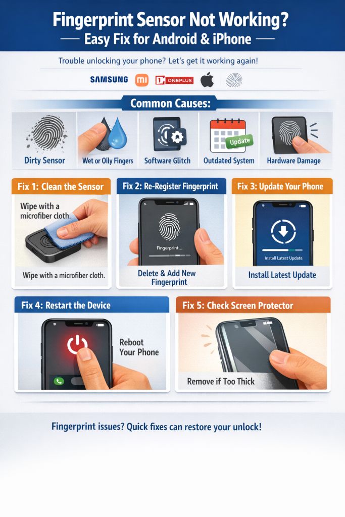 Fingerprint Sensor Not Working Easy Fix for Android and iPhone