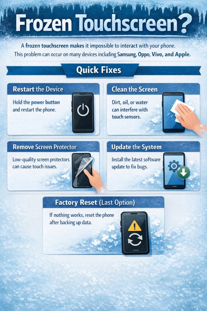 Touchscreen Not Responding Fix Frozen Phone Screen Fast