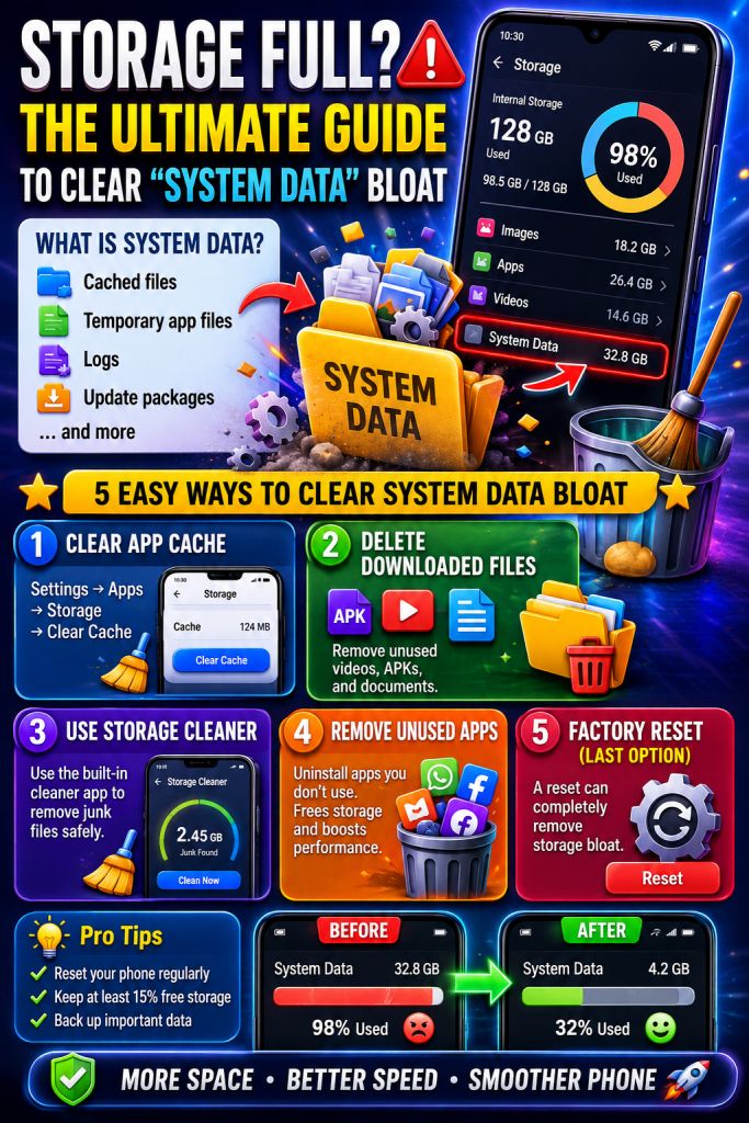 How to Clear System Data and Free Storage Space on Android