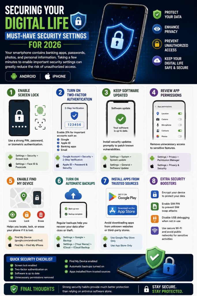 Essential Smartphone Security Settings You Should Enable in 2026